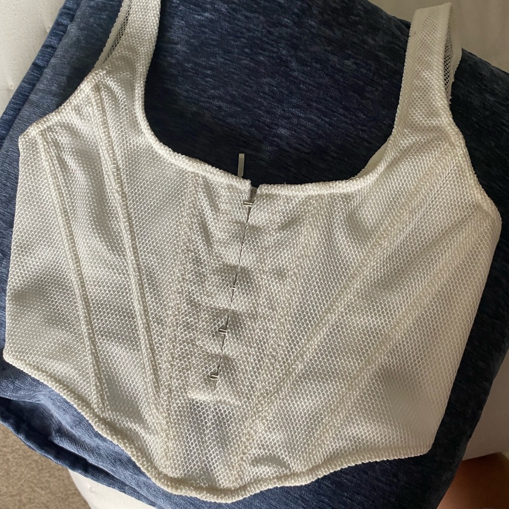 white fox corset